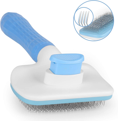 Self-Cleaning Slicker Brush – The Ultimate Grooming Tool for Your Pet!