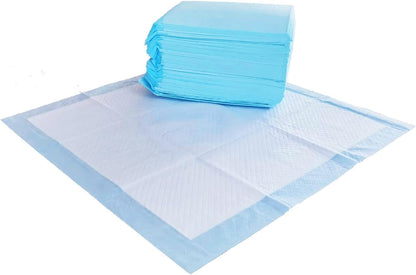  Quick Dry Puppy Pads with 5-Layer Leak-Proof Design, Odor Control,22 X 22 Inch, Pack of 50, Blue & White