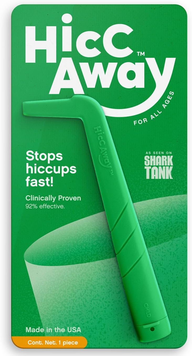 Hiccup Straw - Stops Hiccups Naturally & Fast - as Seen on Shark Tank