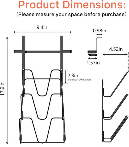 2 Pot Lid Rack for Kitchen Cabinet Organizer
