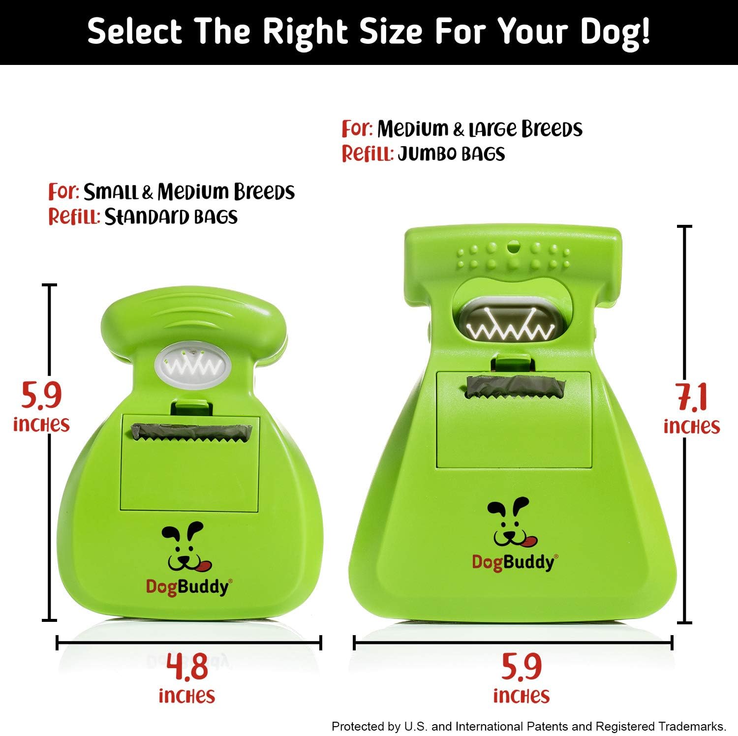  Portable Dog Pooper Scooper. Pooper Scooper with Bag Attachment, Leash Clip and Dog Poop Bags Included