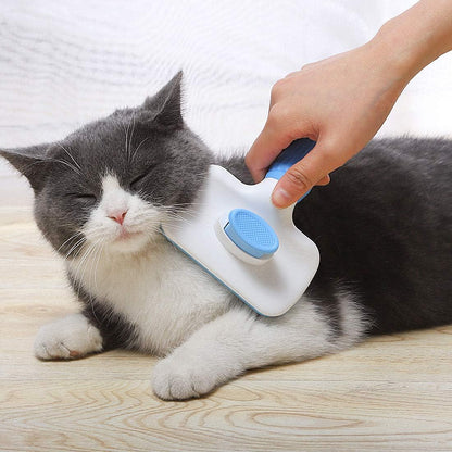 Self-Cleaning Slicker Brush – The Ultimate Grooming Tool for Your Pet!